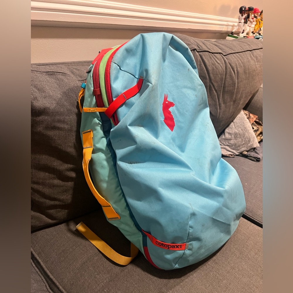 Cotopaxi Blue and Red Backpack